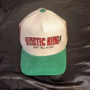 Kinetic Kings SnapBack hat: White/Green